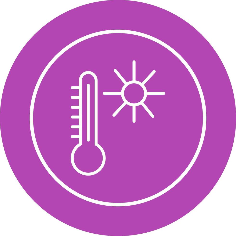 icono de vector de temperatura