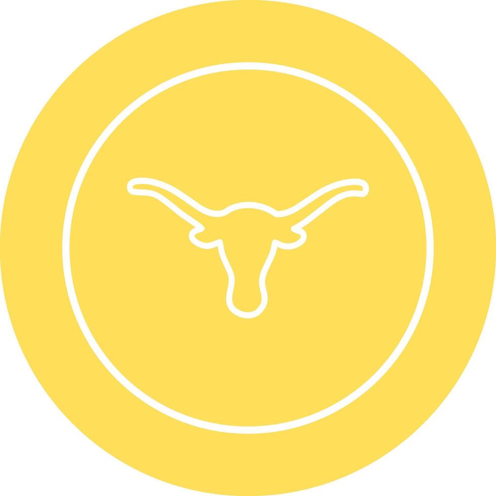 Bull Horns Vector Icon