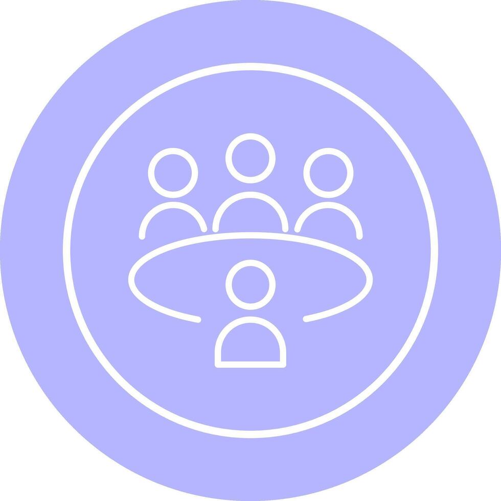 Conference Table Vector Icon