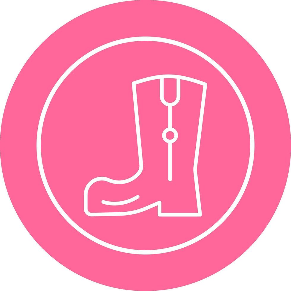 Cowboy Boot Vector Icon