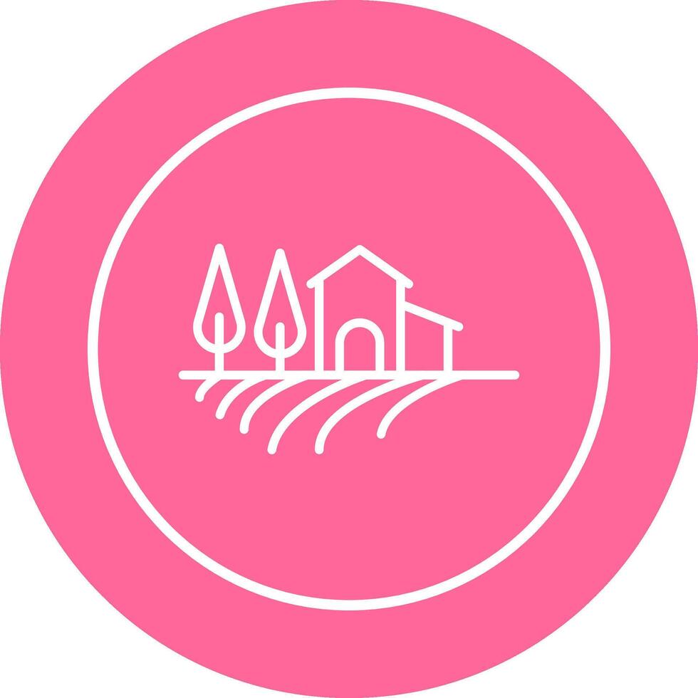 Farm House Vector Icon