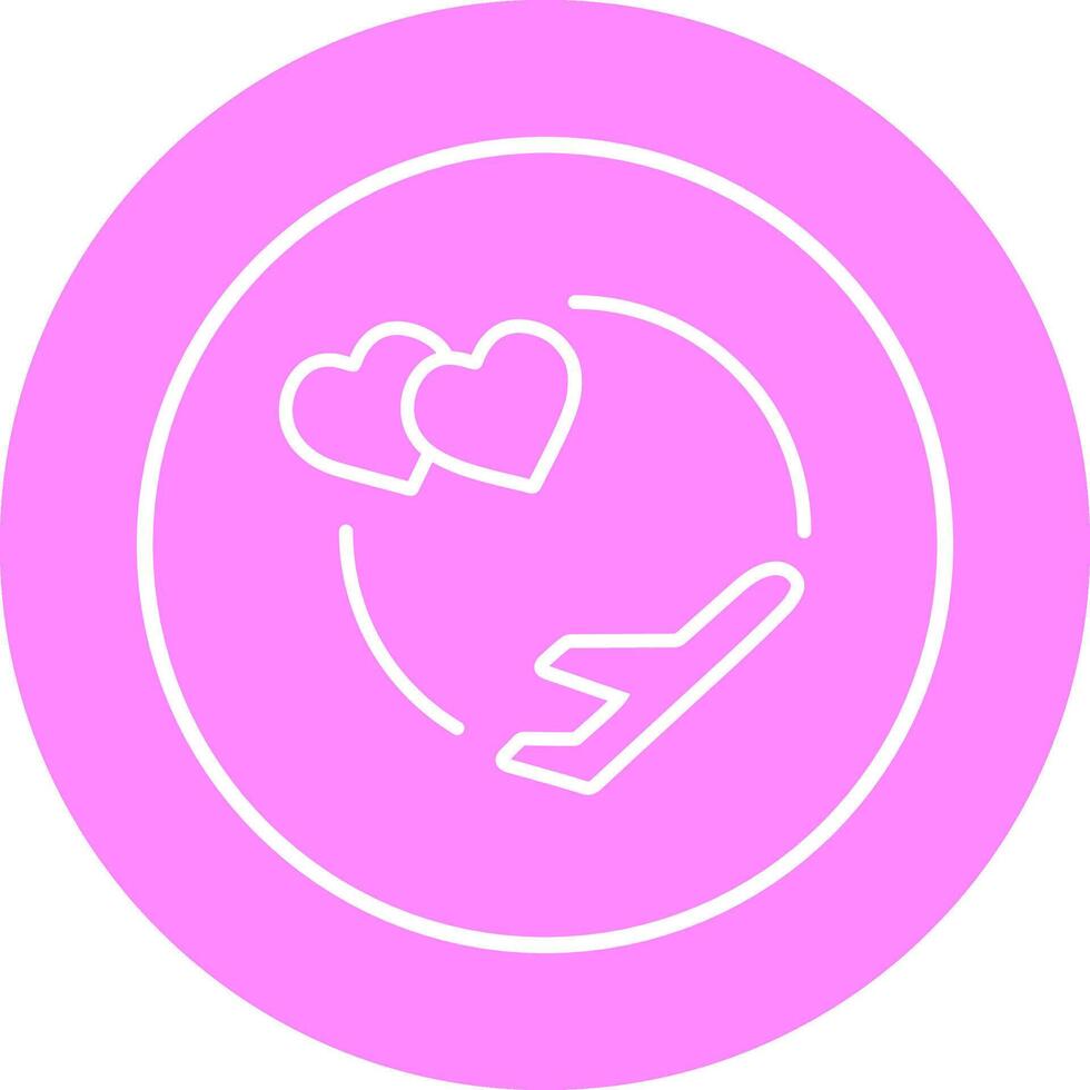 Honeymoon Vector Icon