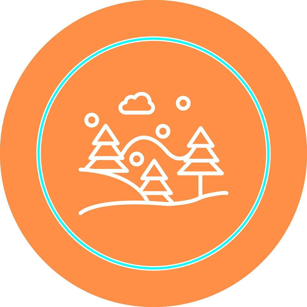 Snow Fall Vector Icon