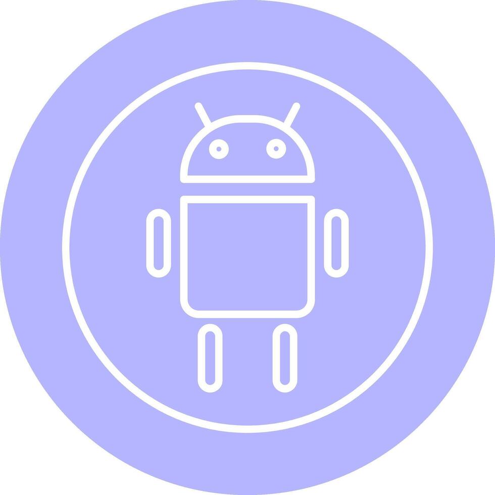 icono de vector de Android