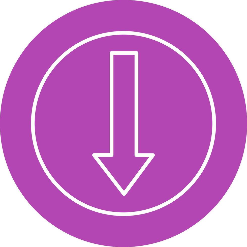 Arrow Down Vector Icon