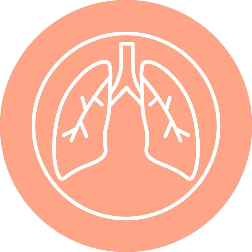 Lungs Vector Icon