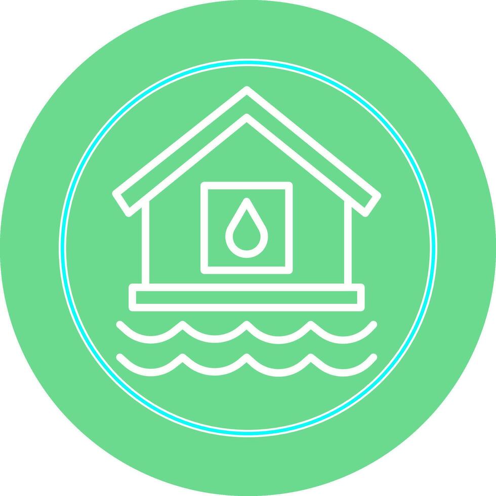 Water House Vector Icon