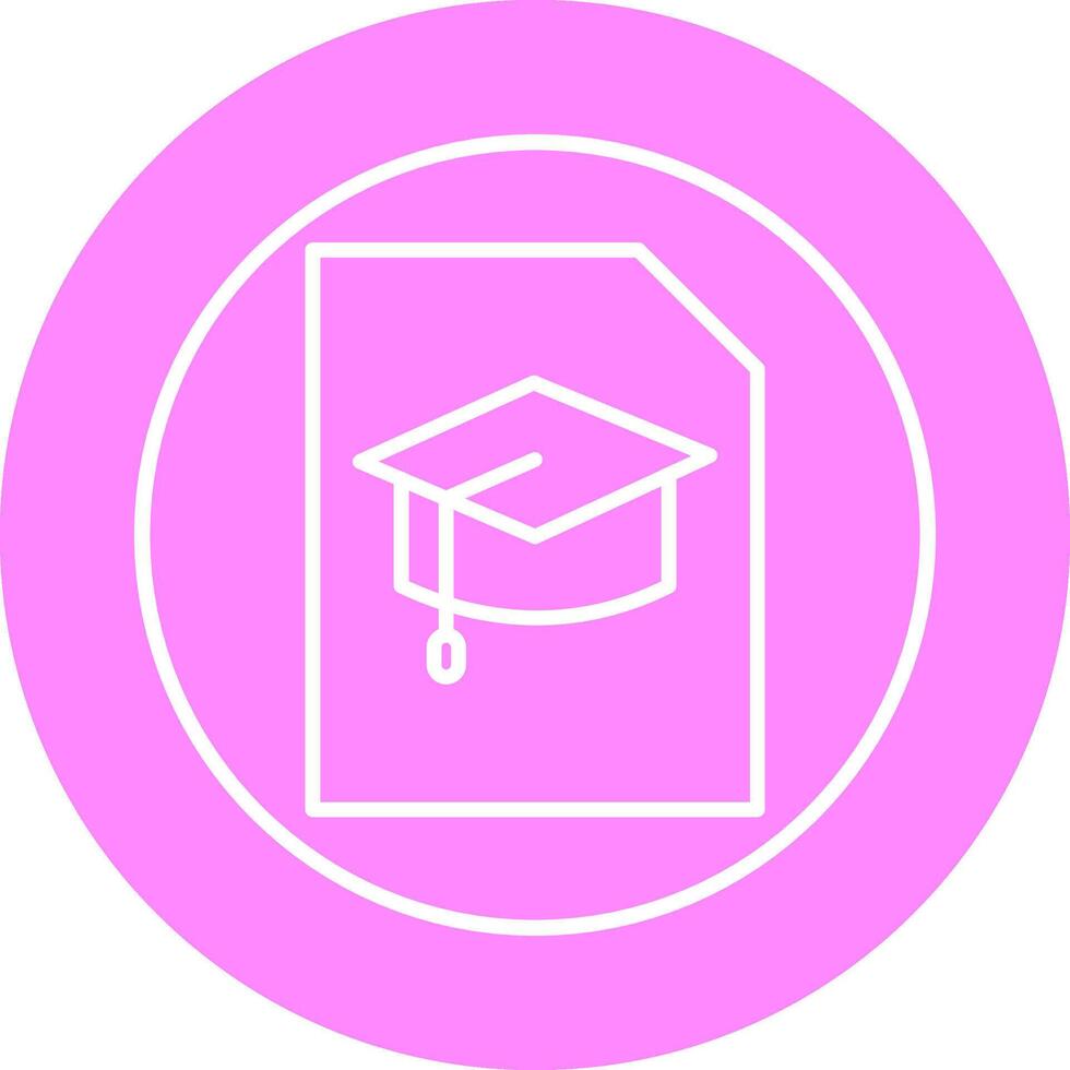 icono de vector de graduación