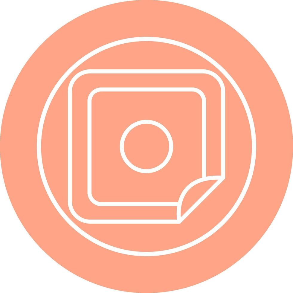 Nicotine Patch Vector Icon