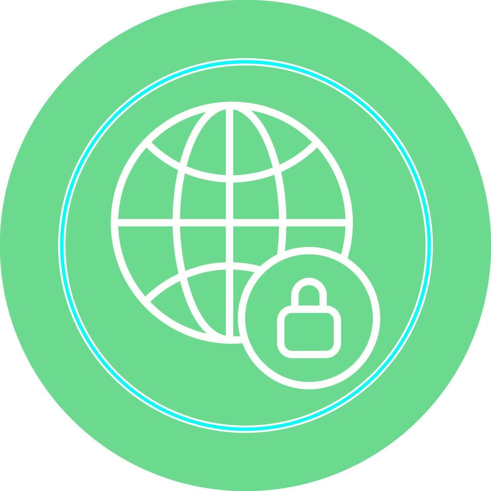 Worldwide Security Vector Icon