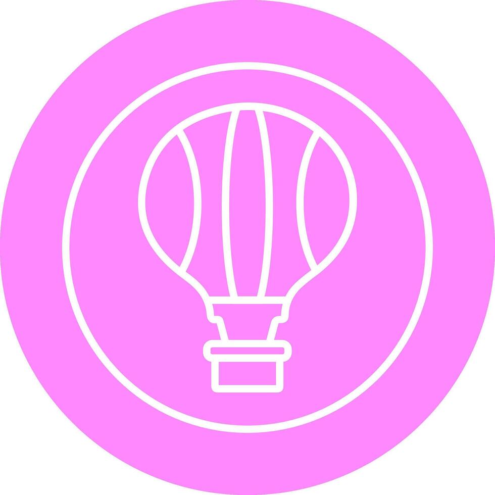 Hot Air Balloon Vector Icon