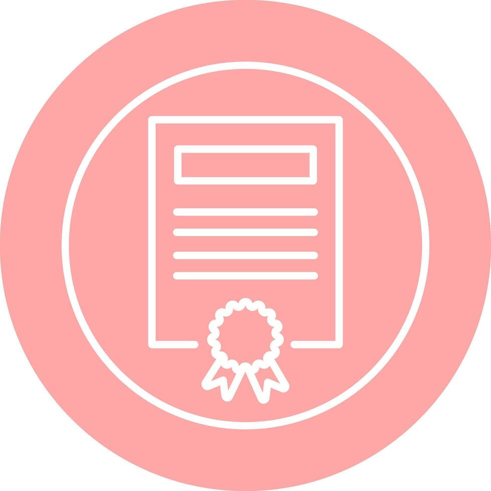 Certificate Vector Icon