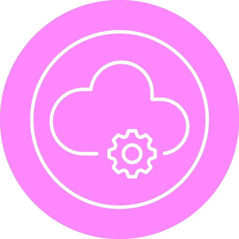 Cloud Computing Vector Icon