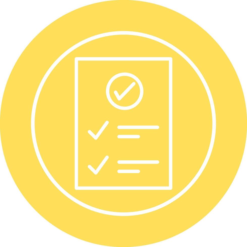 Check Up List Vector Icon