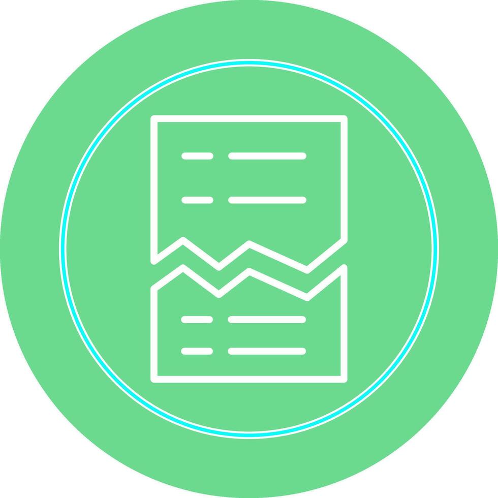 Corrupted List Vector Icon