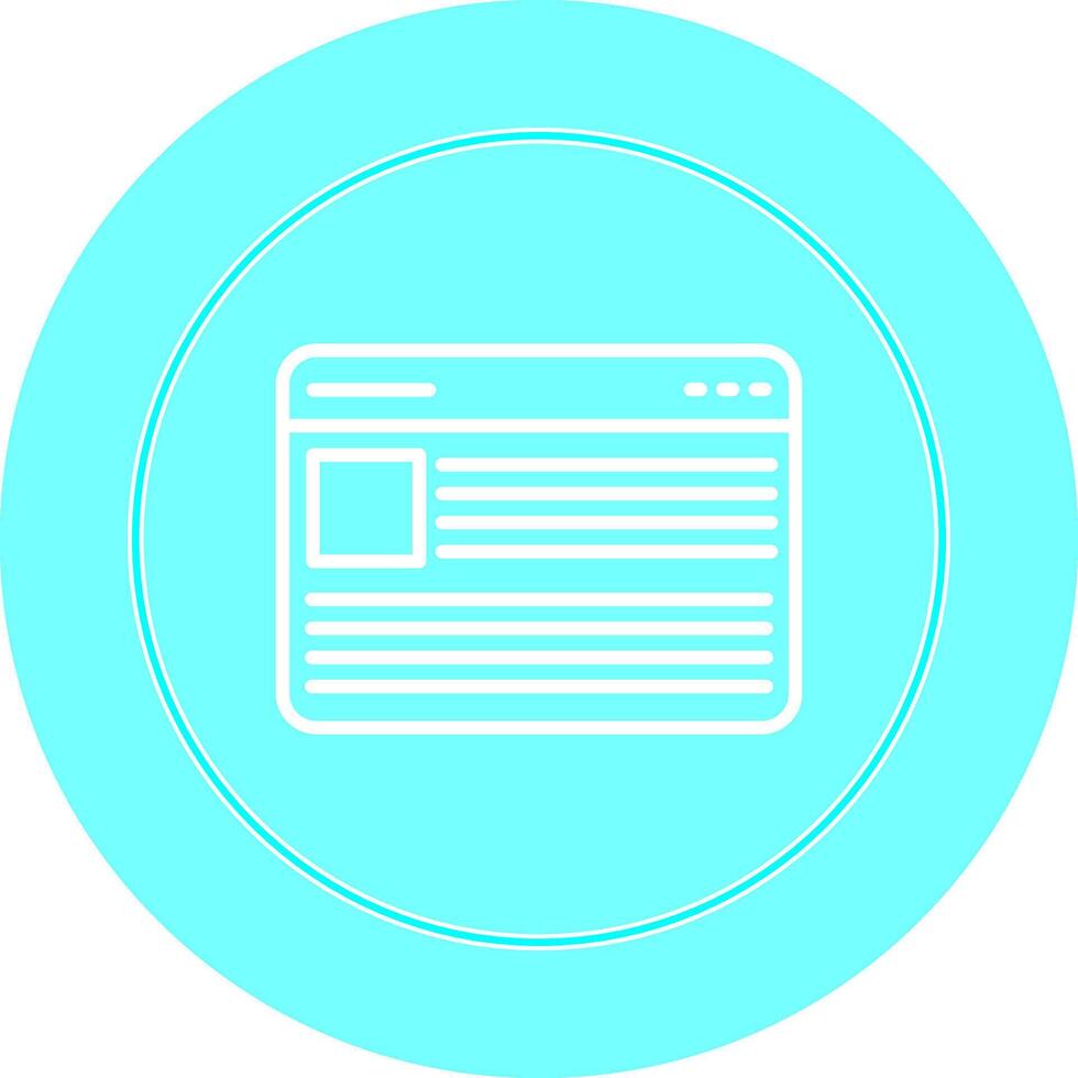Blogging Services Vector Icon