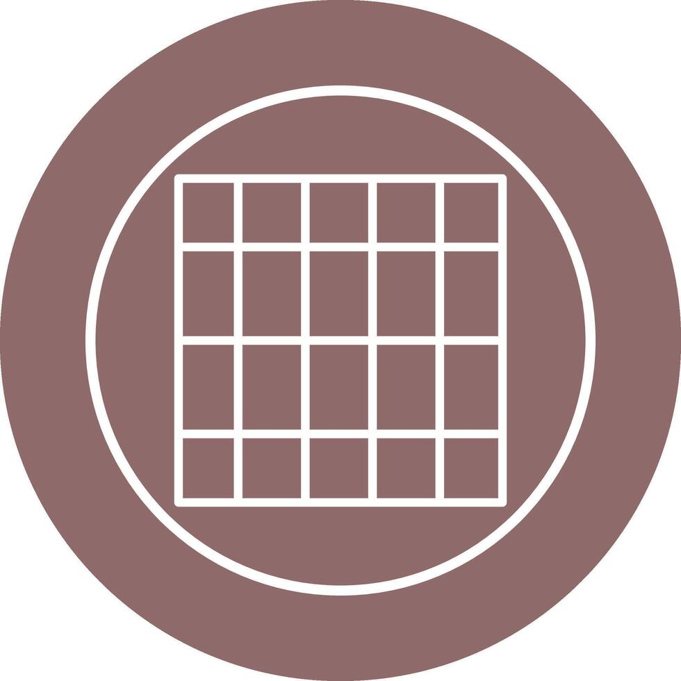Table of Rates Vector Icon