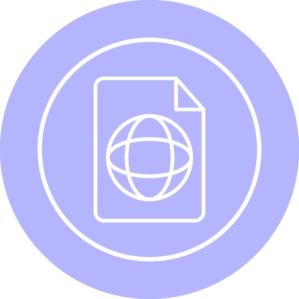 Global Profile Vector Icon