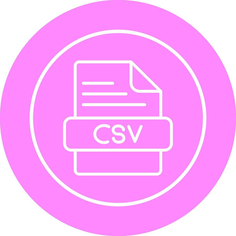 CSV Vector Icon