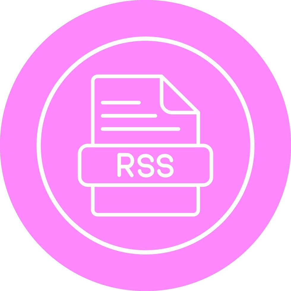 icono de vector de rss