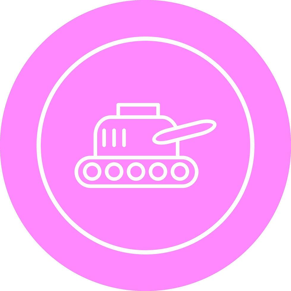 Tank Exhibit Vector Icon