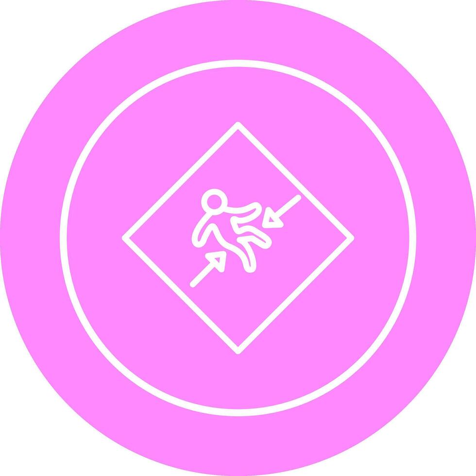 Crush Zone Vector Icon