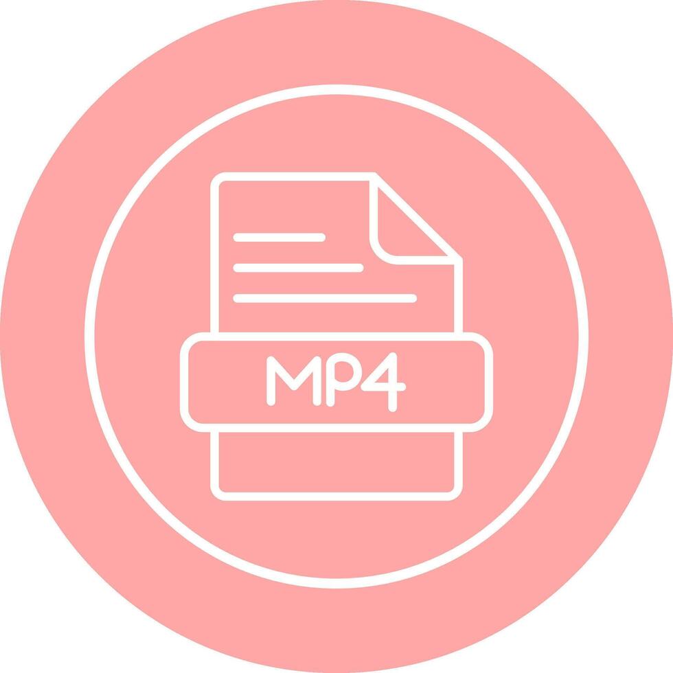 MP4 Vector Icon