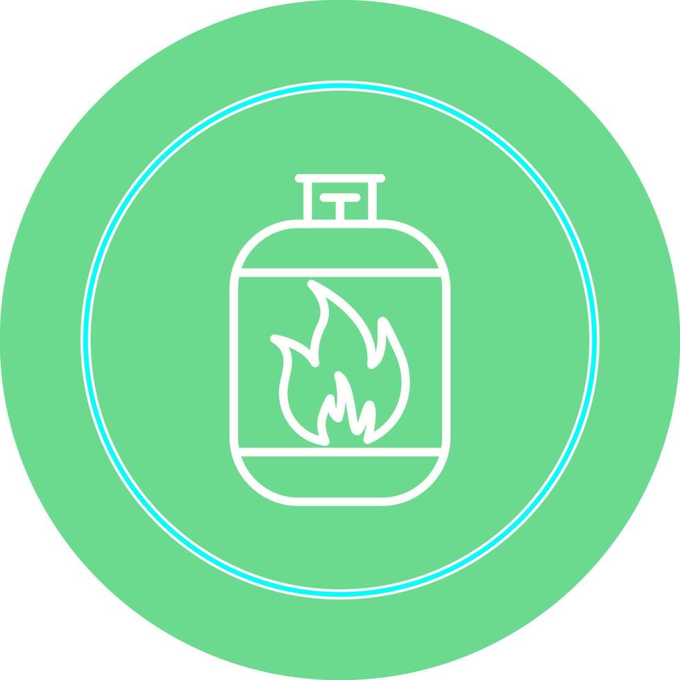 Gas Cylinder Vector Icon