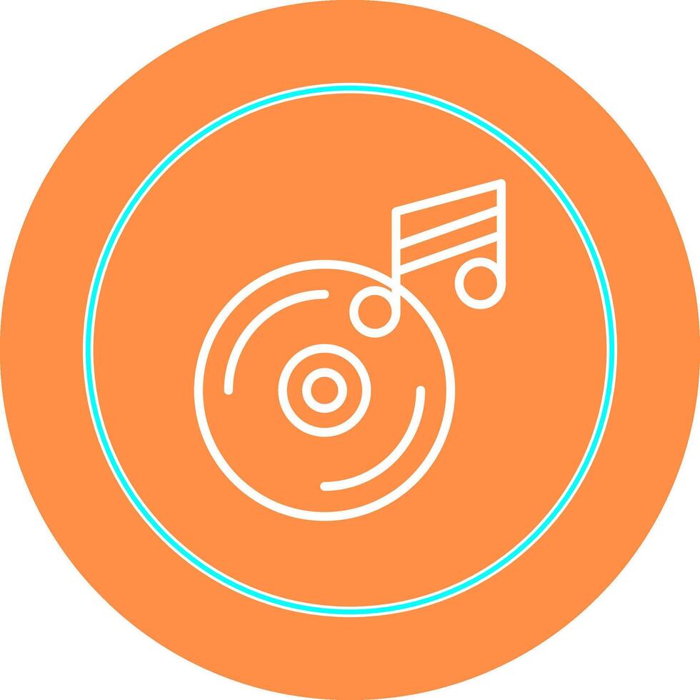 Music CD Vector Icon