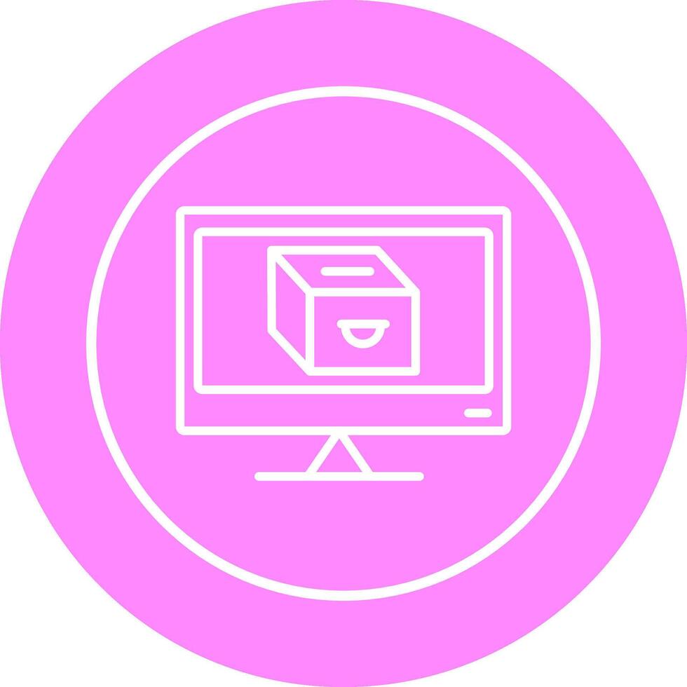 Online Vote Vector Icon