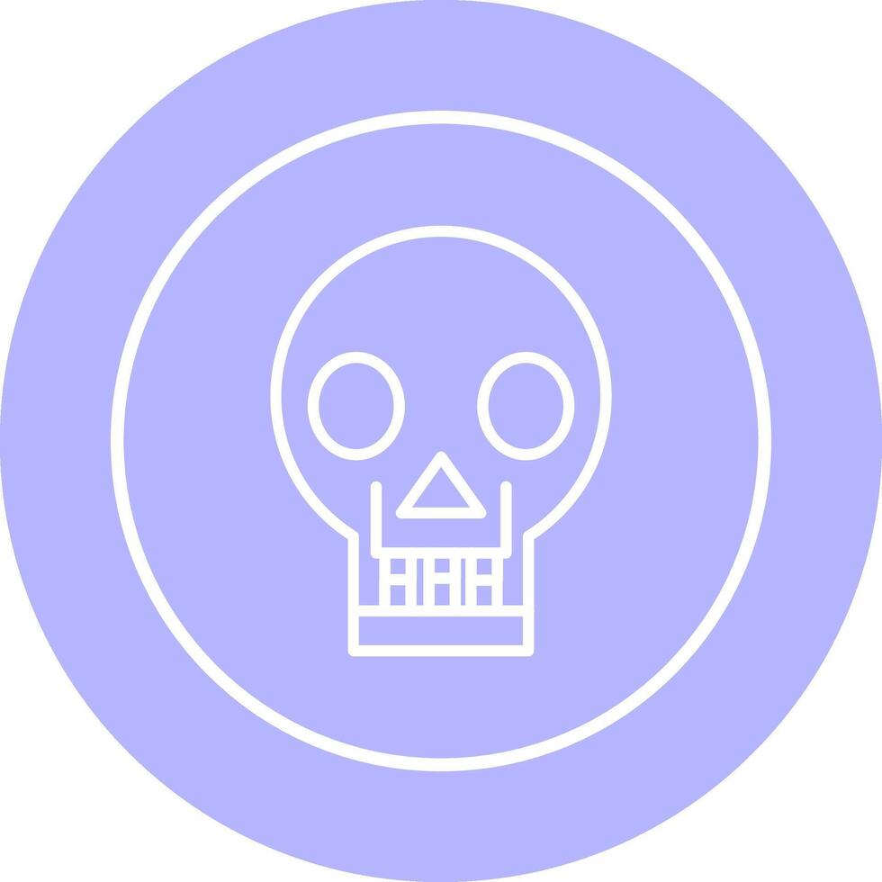 Skull X ray Vector Icon