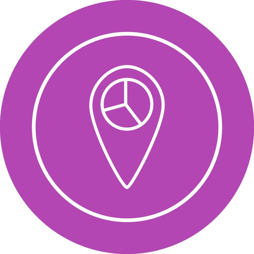 Location Statistics Vector Icon