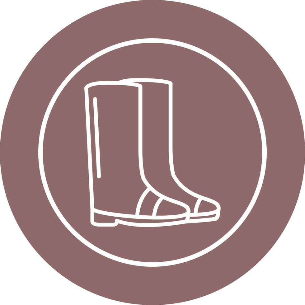 Gardening Boots Vector Icon