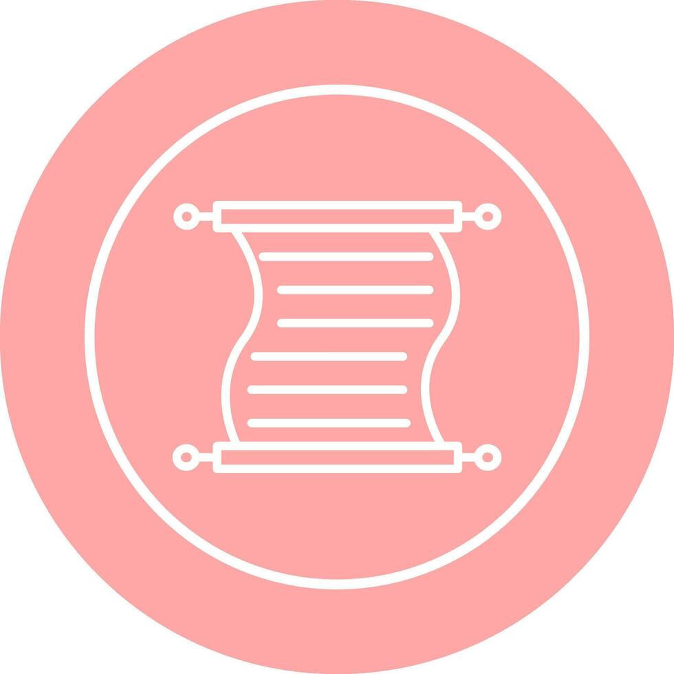 Scroll of Paper Vector Icon