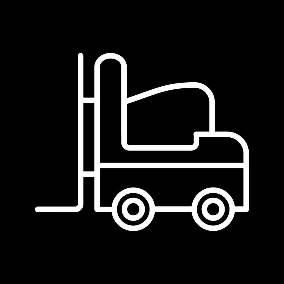 Forklift Vector Icon