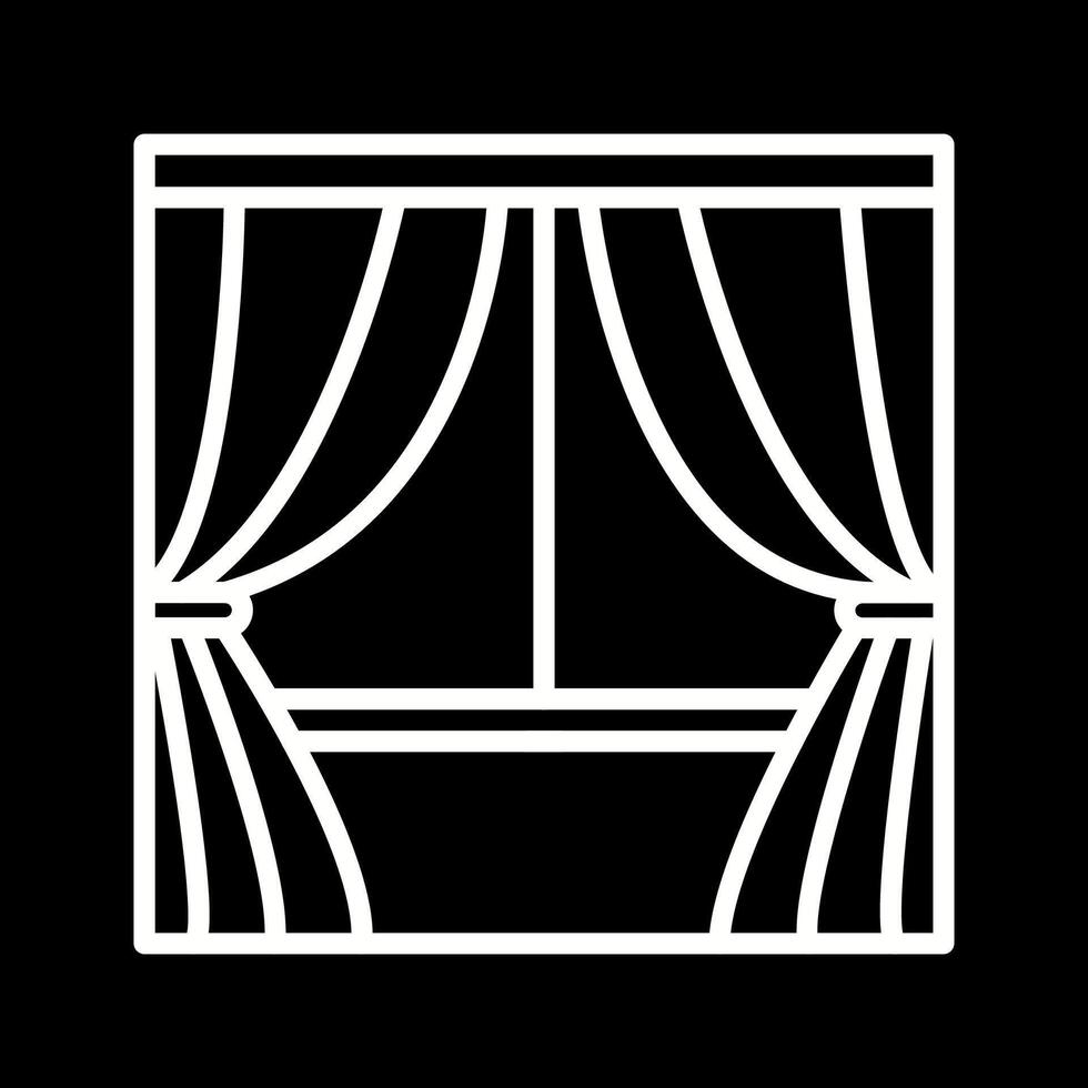 Curtains Vector Icon