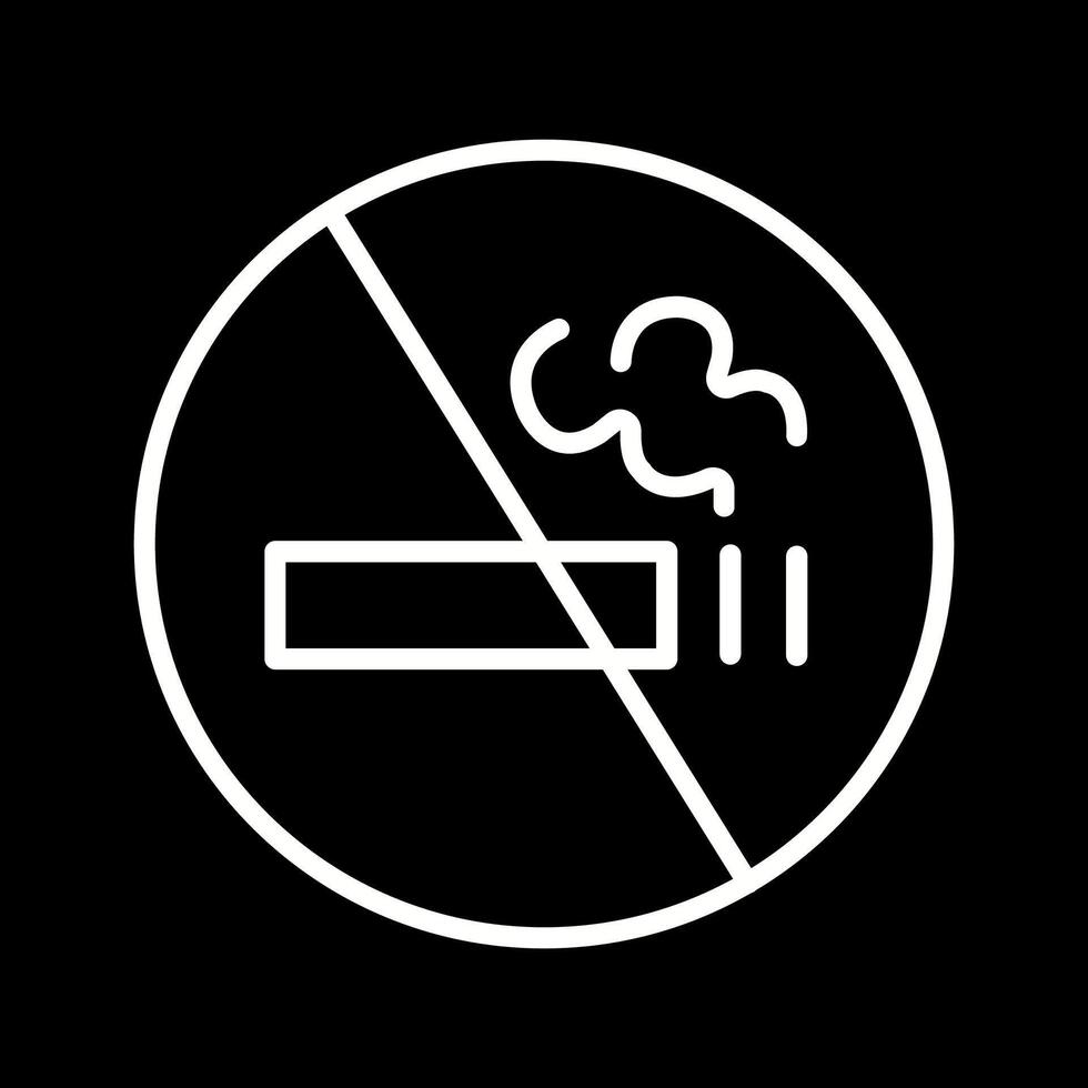 No Smoking Sign Vector Icon