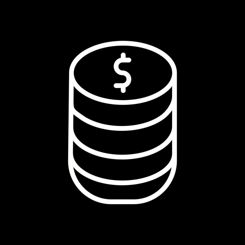 Stack of Coins Vector Icon