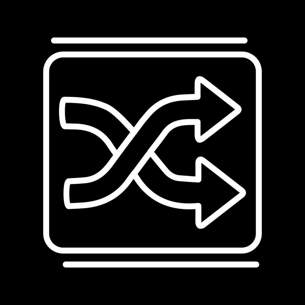 Shuffle Vector Icon