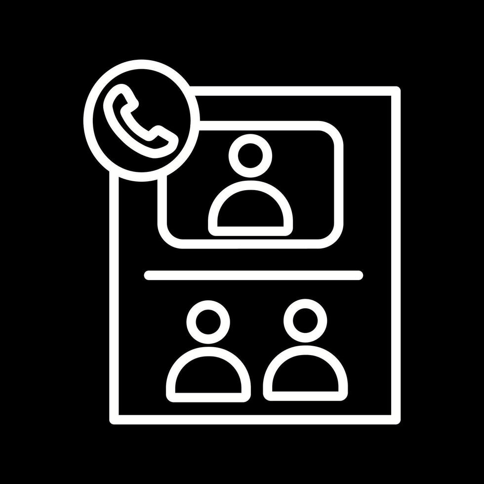 Conference Call Vector Icon