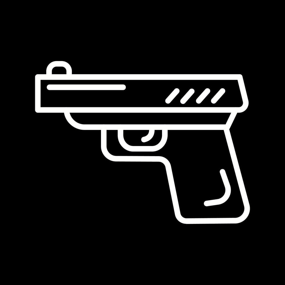 icono de vector de pistola