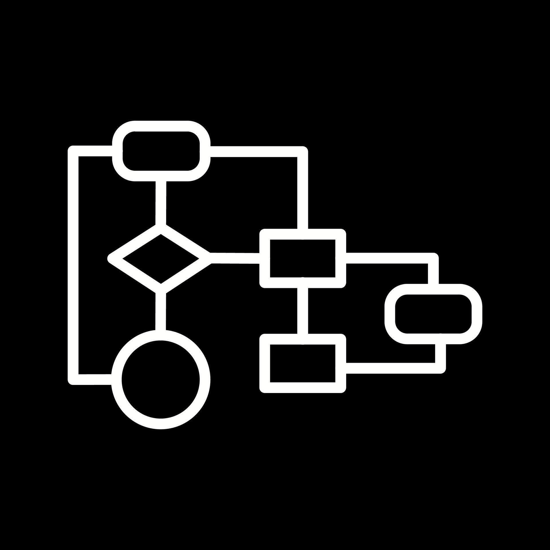 Flowchart Vector Icon 40094070 Vector Art at Vecteezy