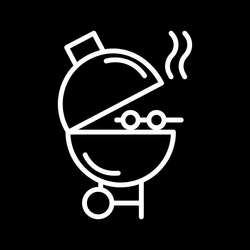 icono de vector de barbacoa