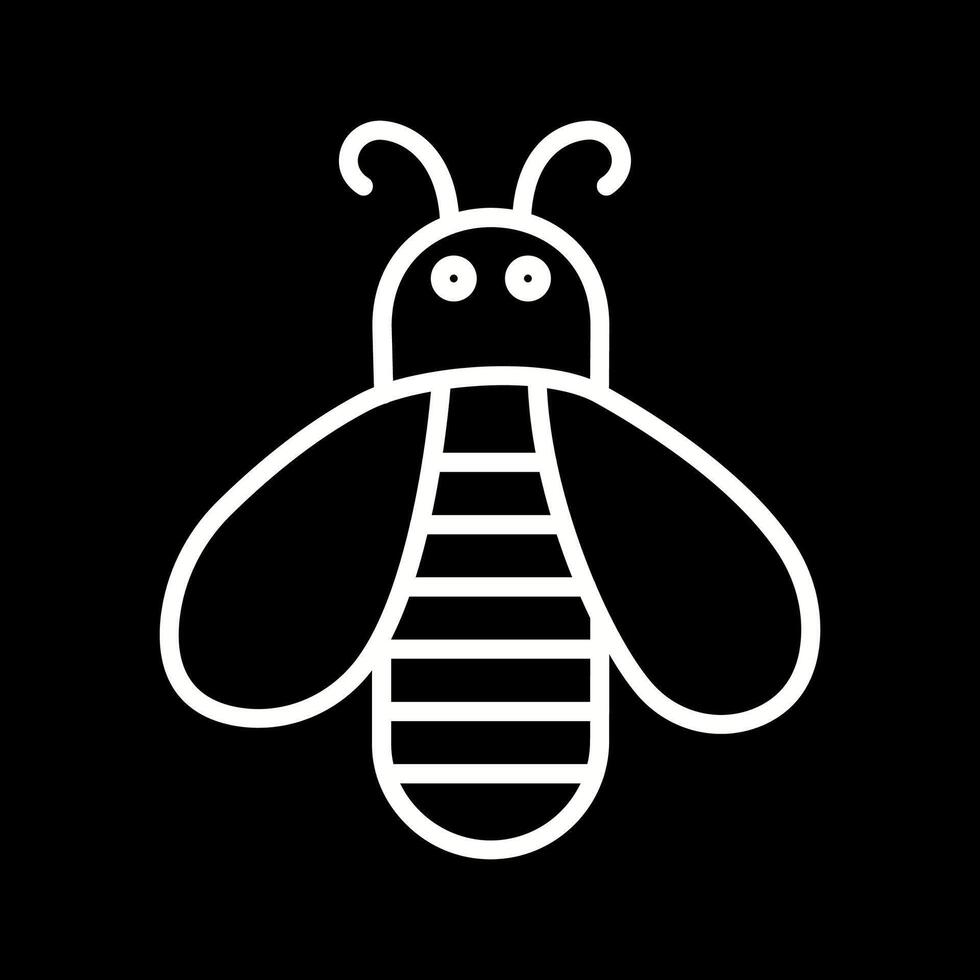 icono de vector de abeja