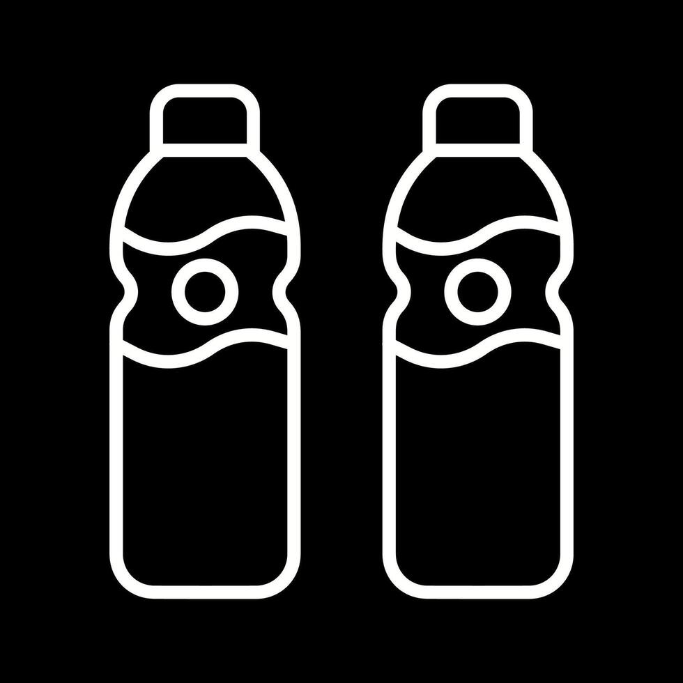 icono de vector de botella de agua