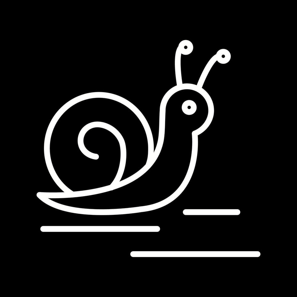 icono de vector de caracol