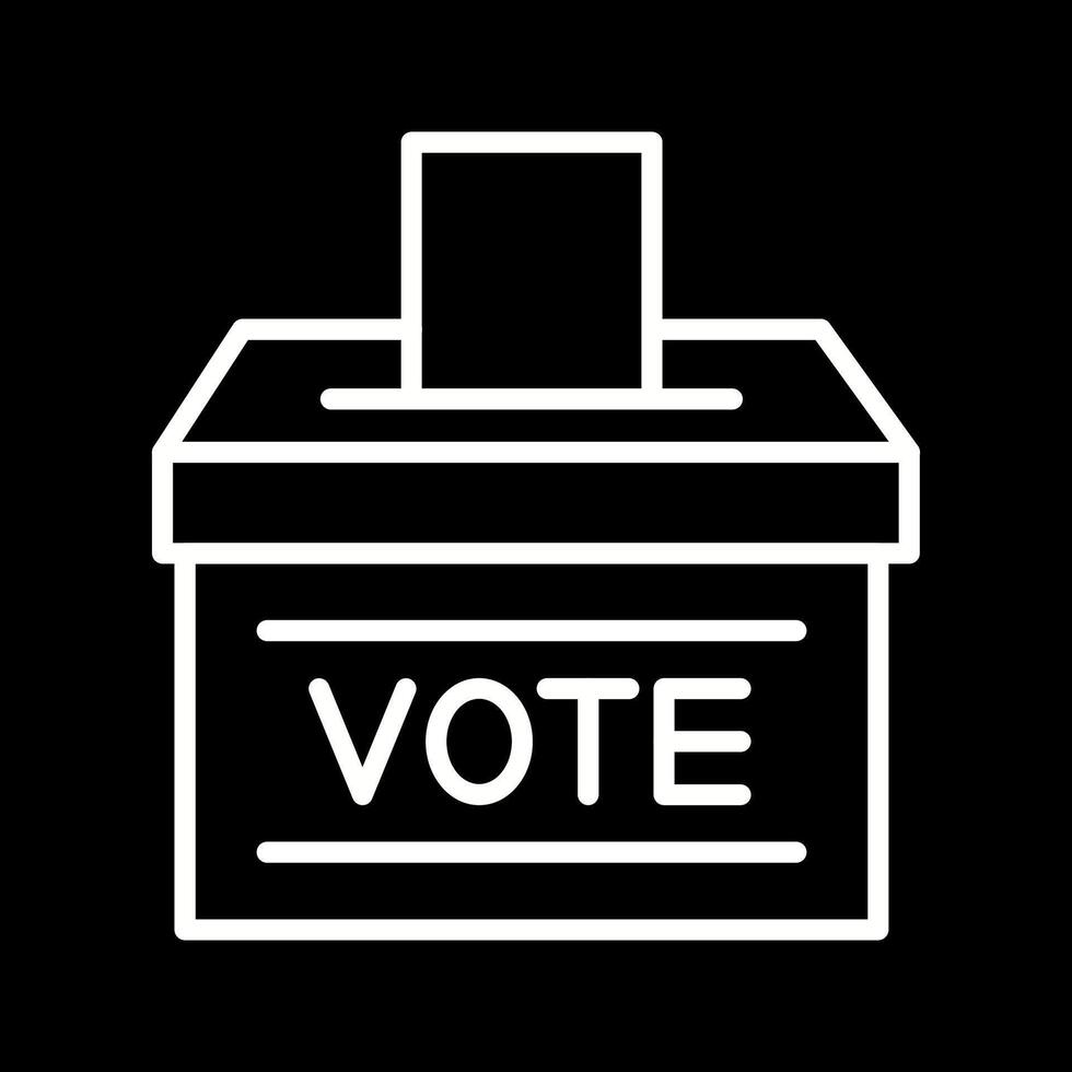 icono de vector de voto