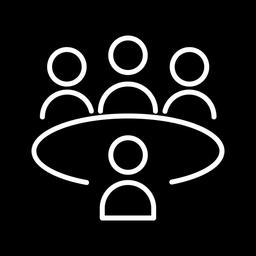 Conference Table Vector Icon