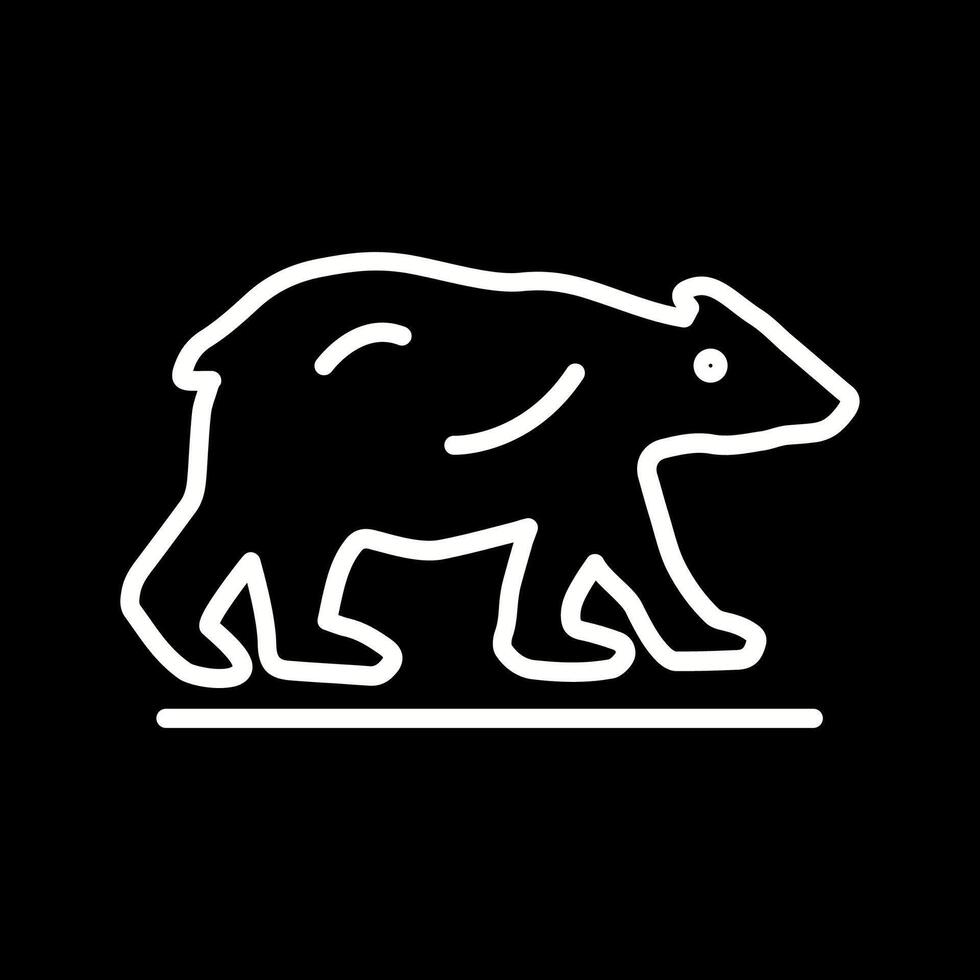 Polar Bear Vector Icon