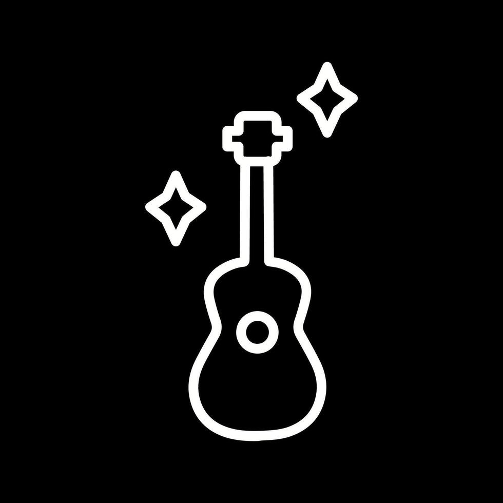 icono de vector de guitarra